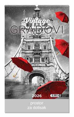 KALENDARI-2026 VINTAGE GRADOVI