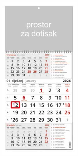 KALENDARI-2026 KATOLIČKI CRVENI