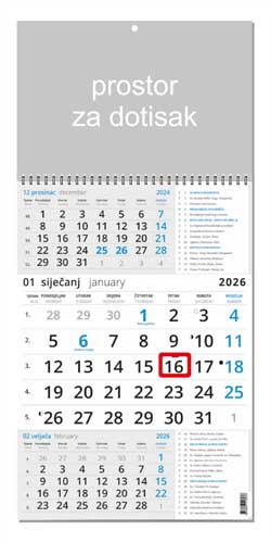 KALENDARI-2026 KATOLIČKI PLAVI