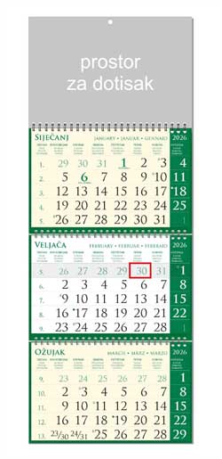 KALENDARI-2026 SIRIO ZELENI