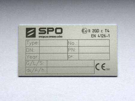 INDUSTRIJSKE PLOČICE ZA ENERGETSKU, TERMOENERGETSKA, INDUSTRIJSKA POSTROJENJA TE OSTALE NESPOMENUTE NAMJENE